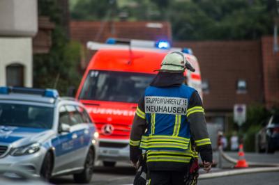 Neuhausen auf den Fildern: Bagger reisst Gasleitung ab